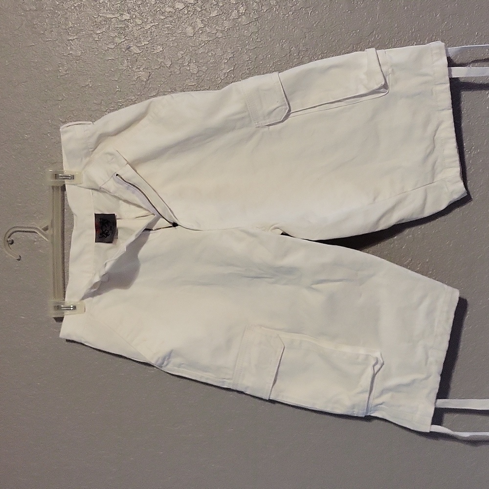 Men white shorts